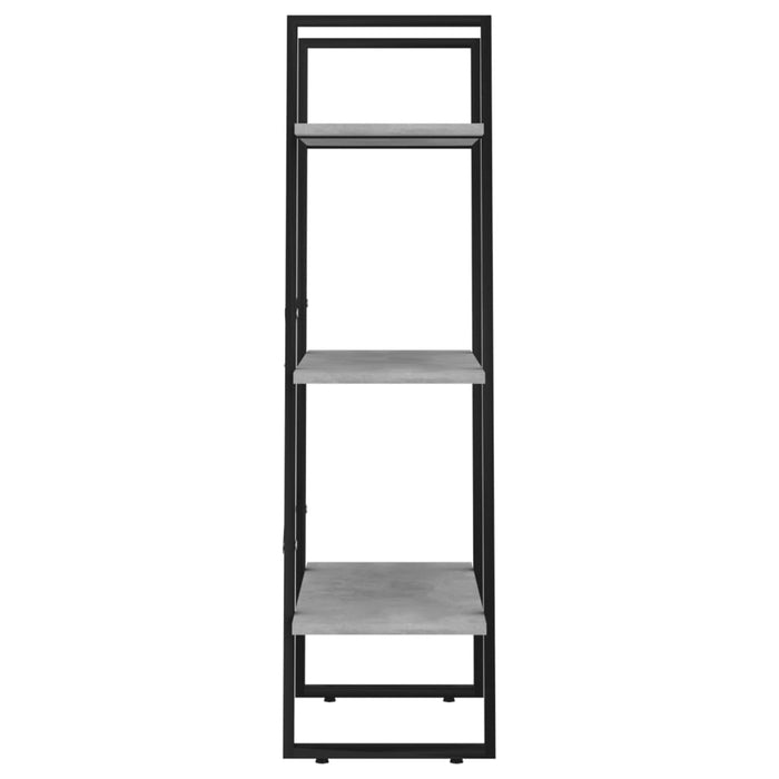 Raft de depozitare, gri beton, 60x30x105 cm, PAL - WALTI WALTI