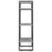 Raft de depozitare, gri beton, 60x30x105 cm, PAL - WALTI WALTI