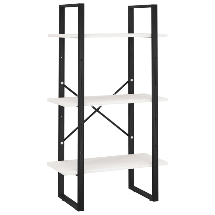 Raft de depozitare, alb, 60x30x105 cm, lemn masiv de pin - WALTI WALTI