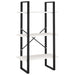 Raft de depozitare, alb, 60x30x105 cm, lemn masiv de pin - WALTI WALTI