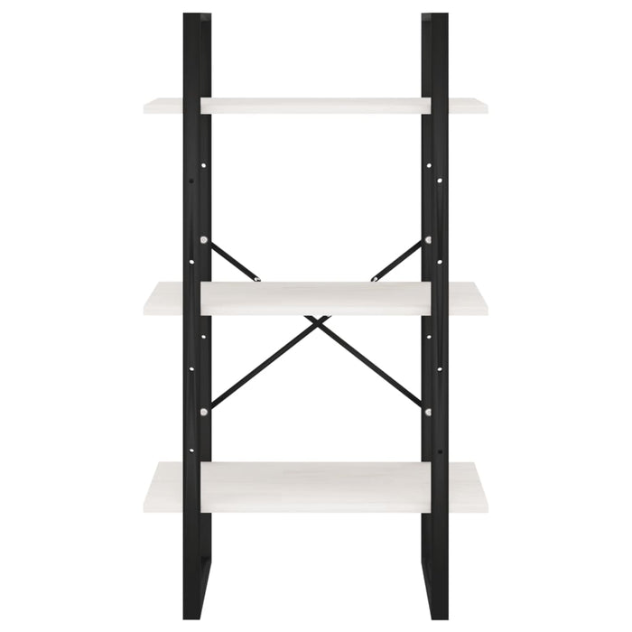 Raft de depozitare, alb, 60x30x105 cm, lemn masiv de pin - WALTI WALTI