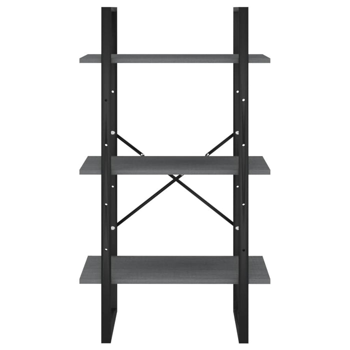 Raft de depozitare, gri, 60x30x105 cm, lemn masiv de pin - WALTI WALTI