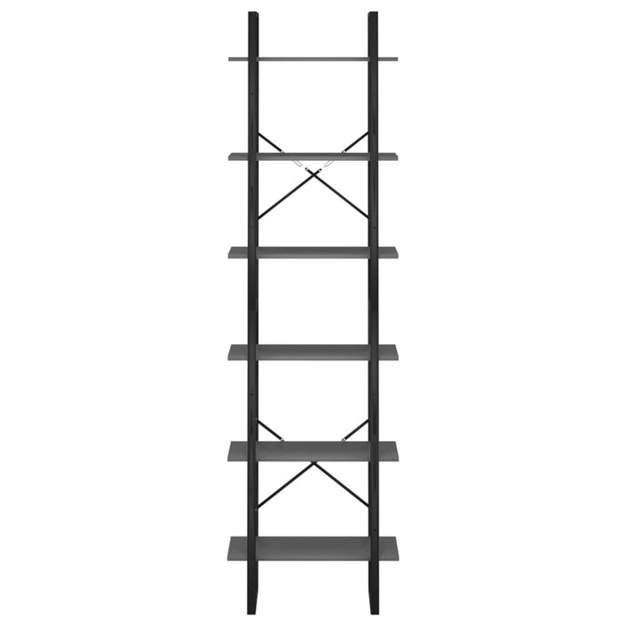 Raft de depozitare, gri, 60x30x210 cm, lemn compozit - WALTI WALTI