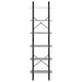 Raft de depozitare, gri beton, 60x30x210 cm, lemn compozit - WALTI WALTI