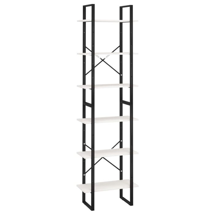 Raft de depozitare, alb, 60x30x210 cm, lemn masiv de pin - WALTI WALTI