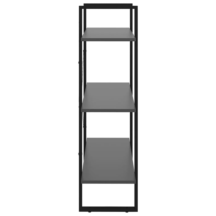 Bibliotecă, gri, 80x30x105 cm, PAL - WALTI WALTI