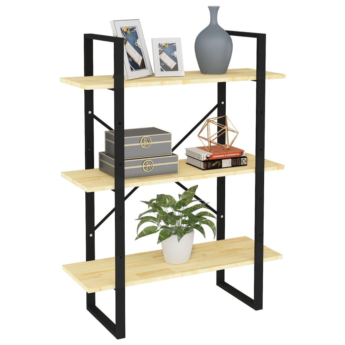 Bibliotecă cu 3 rafturi, 80x30x105 cm, lemn masiv de pin - WALTI WALTI