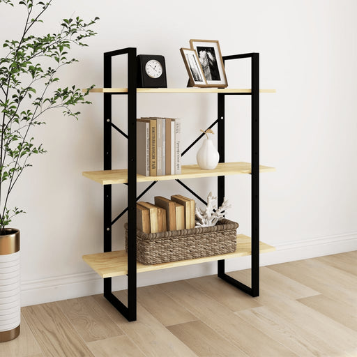 Bibliotecă cu 3 rafturi, 80x30x105 cm, lemn masiv de pin - WALTI WALTI