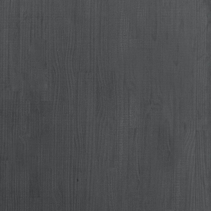 Bibliotecă cu 3 rafturi, gri, 80x30x105 cm, lemn masiv de pin - WALTI WALTI