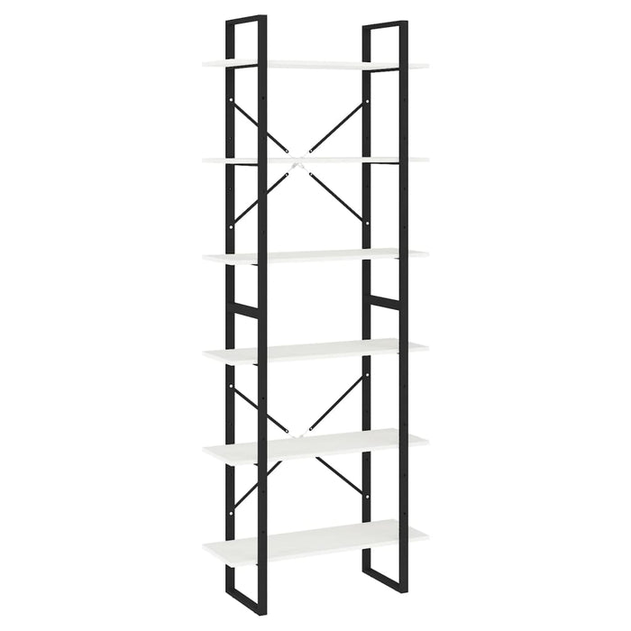 Dulap înalt, alb, 80x30x210 cm, lemn masiv de pin - WALTI WALTI