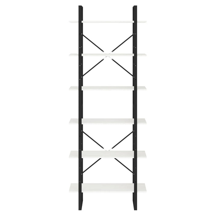 Dulap înalt, alb, 80x30x210 cm, lemn masiv de pin - WALTI WALTI