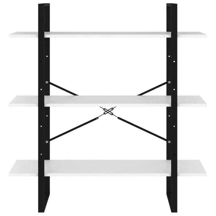 Bibliotecă, alb, 100x30x105 cm, PAL - WALTI WALTI