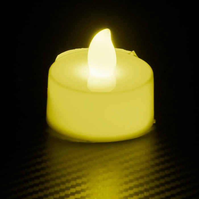 Lumânări pastile electrice fără flacără cu LED 100 buc colorate WALTI