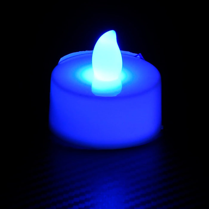 Lumânări pastile electrice fără flacără cu LED 100 buc colorate WALTI