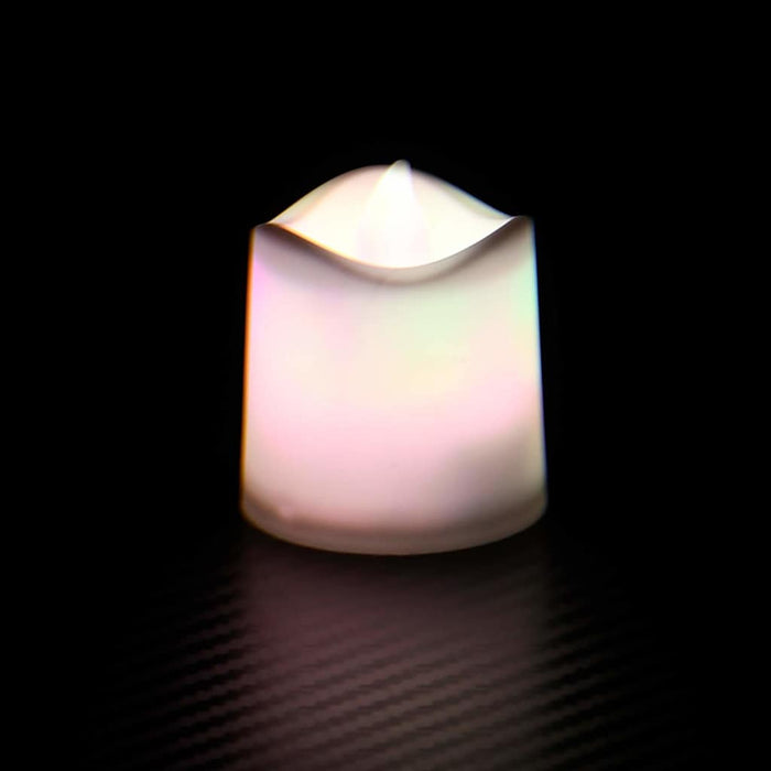 Lumânări pastile electrice fără flacără cu LED 24 buc. colorate WALTI
