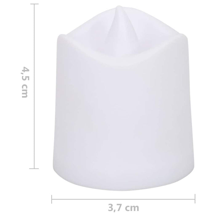 Lumânări pastile electrice fără flacără cu LED 24 buc. colorate WALTI