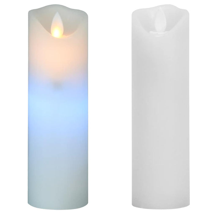 Set lumânări electrice cu LED și telecomandă, 5 buc., colorat WALTI