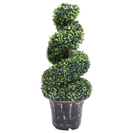 Plantă artificială de cimișir cu ghiveci, verde, 89 cm, spirală - WALTI WALTI