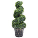 Plantă artificială de cimișir cu ghiveci, verde, 89 cm, spirală - WALTI WALTI