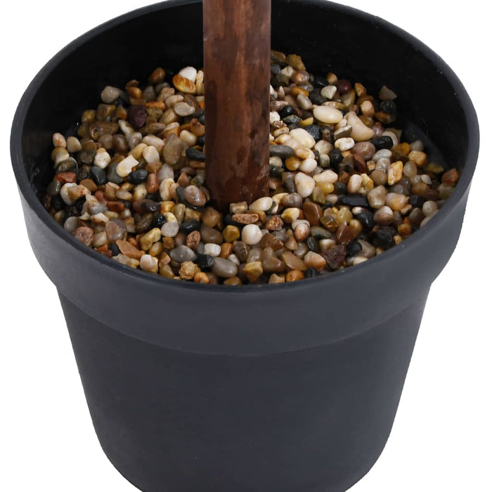 Plantă artificială cimișir cu ghiveci, verde, 71cm, formă minge - WALTI WALTI