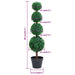 Plantă artificială cimișir cu ghiveci, verde, 90cm, formă minge - WALTI WALTI