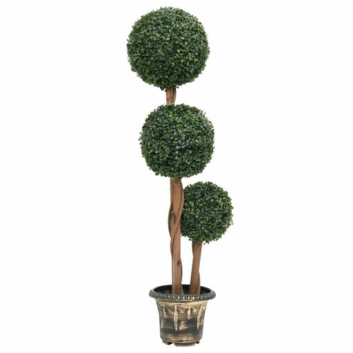 Plantă artificială cimișir cu ghiveci verde 119cm formă minge - WALTI WALTI