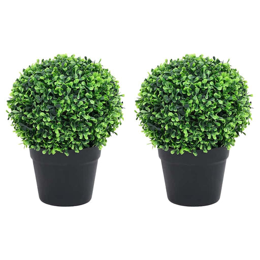 Plante artificiale cimișir cu ghiveci, 2 buc. verde 37 cm minge - WALTI WALTI
