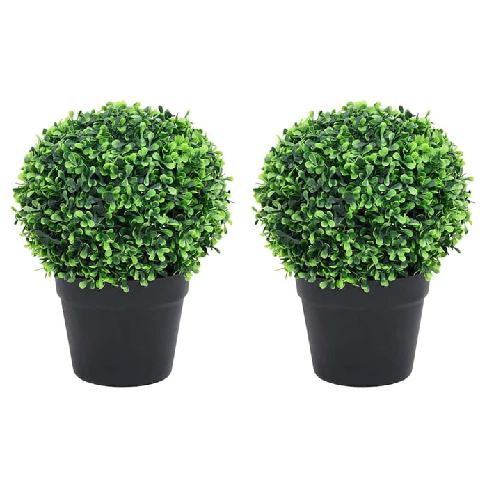 Plante artificiale cimișir cu ghiveci, 2 buc. verde 37 cm minge - WALTI WALTI