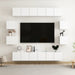 Set dulapuri TV, 10 piese, alb, lemn prelucrat - WALTI WALTI
