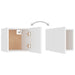 Set de dulapuri TV, 8 piese, alb, lemn prelucrat - WALTI WALTI