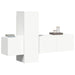 Set dulapuri TV, 3 piese, alb, lemn prelucrat - WALTI WALTI