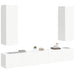 Set dulapuri TV, 5 piese, alb, lemn prelucrat - WALTI WALTI
