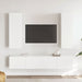 Set dulapuri TV, 4 piese, alb, lemn prelucrat - WALTI WALTI