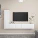 Set dulapuri TV, 4 piese, alb, lemn prelucrat - WALTI WALTI