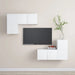 Set dulapuri TV, 4 piese, alb, lemn prelucrat - WALTI WALTI