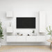 Set dulapuri TV, 5 piese, alb, lemn prelucrat - WALTI WALTI
