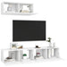 Set dulapuri TV, 3 piese, alb, lemn prelucrat - WALTI WALTI