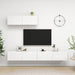 Set dulapuri TV, 3 piese, alb, lemn prelucrat - WALTI WALTI