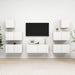 Set dulapuri TV, 7 piese, alb, lemn prelucrat - WALTI WALTI
