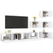 Set dulapuri TV, 6 piese, alb, lemn prelucrat - WALTI WALTI