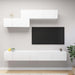 Set dulapuri TV, 6 piese, alb, lemn prelucrat - WALTI WALTI