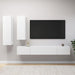 Set dulapuri TV, 4 piese, alb, lemn prelucrat - WALTI WALTI