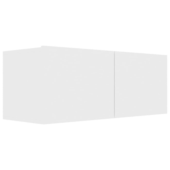Set dulapuri TV, 4 piese, alb, lemn prelucrat WALTI