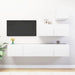 Set dulapuri TV, 4 piese, alb, lemn prelucrat - WALTI WALTI
