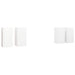 Dulapuri TV, 4 buc., alb, 30,5x30x60 cm, lemn prelucrat - WALTI WALTI