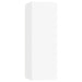 Dulapuri TV, 4 buc., alb, 30,5x30x90 cm, lemn prelucrat - WALTI WALTI