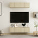 Dulapuri TV, 4 buc., stejar sonoma, 60x30x30 cm, lemn prelucrat - WALTI WALTI