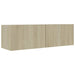 Dulapuri TV, 4 buc., stejar sonoma, 100x30x30 cm lemn prelucrat - WALTI WALTI