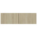 Dulapuri TV, 4 buc., stejar sonoma, 100x30x30 cm lemn prelucrat - WALTI WALTI