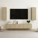 Set de dulapuri TV, 5 piese, stejar sonoma, lemn prelucrat - WALTI WALTI